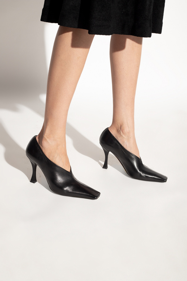 Leather pumps Proenza Schouler Proenza Schouler White Label cut